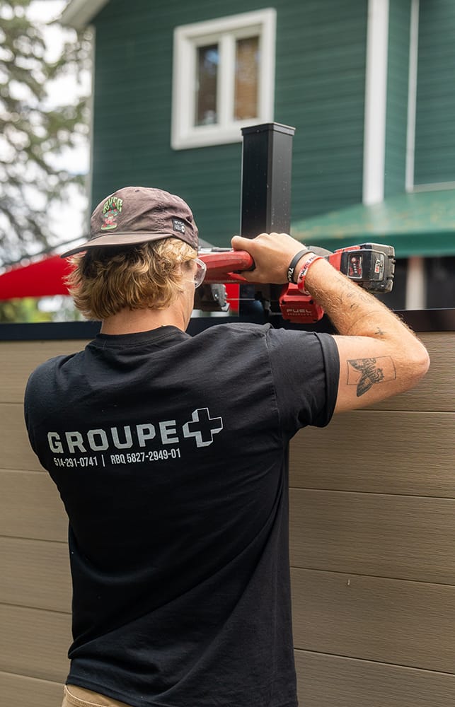 Clôture composite Brossard Longueuil Boucherville