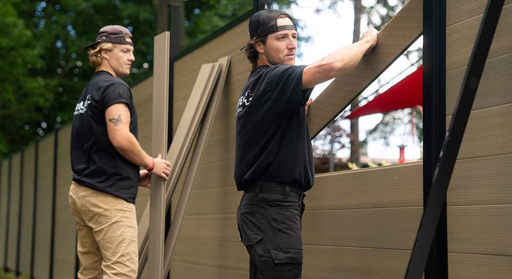 Clôture composite Brossard Longueuil Boucherville