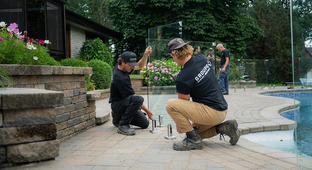 Clôture piscine Brossard Longueuil Boucherville