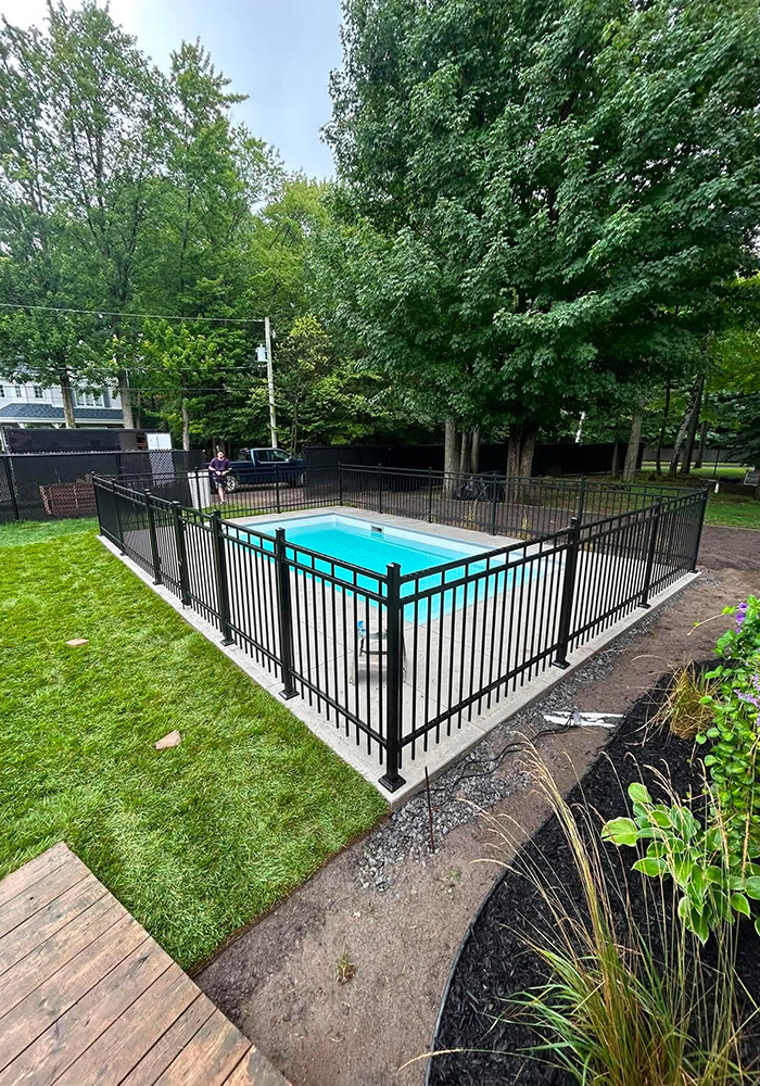 Clôture piscine Beloeil