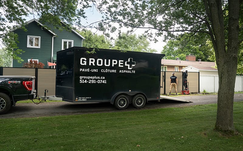 Clôture composite Brossard Longueuil Boucherville